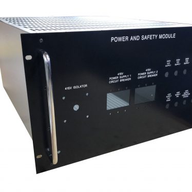 6U (Custom Depth) Rackcase - Punched & Engraved Front Panel (Defence)