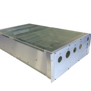 3U KM6-HD Subrack - Extended Length, Custom Panels (Military)