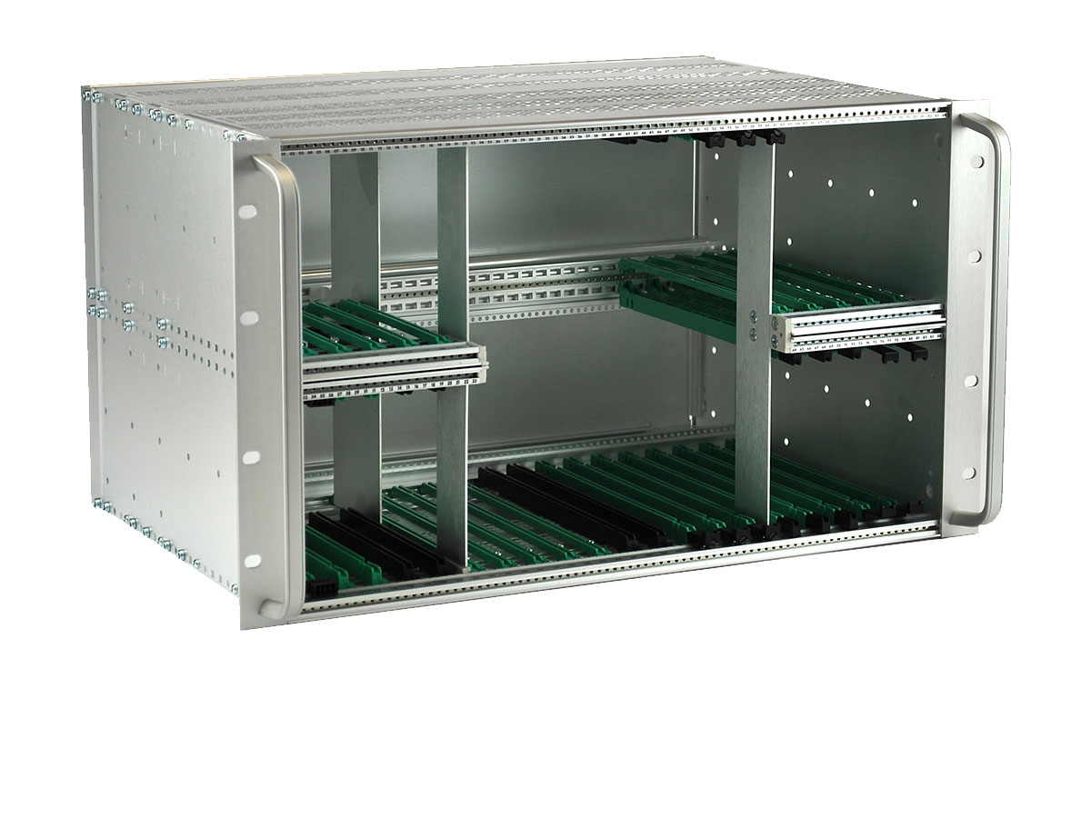 Euro Card Rack System Eurocard Subracks, Front Panels & Modules - Verotec - Electronic Enclosures