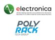 electronica 2026 and Poly Rack Tech-Group logos