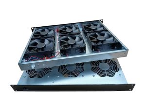custom project - 19 inch 6-Fan Tray Solution