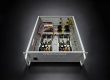 Image of a custom-built high-availability power supply rack for a nuclear power station, designed and manufactured by Verotec