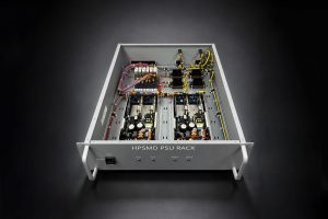 Image of a custom-built high-availability power supply rack for a nuclear power station, designed and manufactured by Verotec