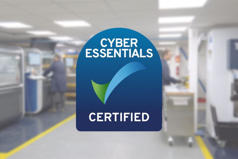 Cyber Essentials Certified logo over Verotec background